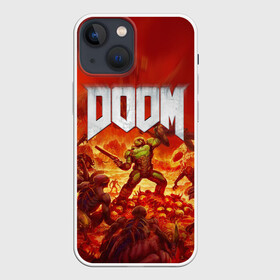 Чехол для iPhone 13 mini с принтом DOOM в Курске,  |  | doom | doom eternal | дум