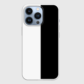 Чехол для iPhone 13 Pro с принтом ПРОСТО ЧЁРНО БЕЛЫЙ | Black and White в Курске,  |  | black | black  white | color | white | белый | геометрия | чб | чёрно белый | чёрный
