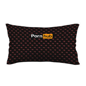 Подушка 3D антистресс с принтом PornHub в Курске, наволочка — 100% полиэстер, наполнитель — вспененный полистирол | состоит из подушки и наволочки на молнии | brazzers | hub | бразерс
