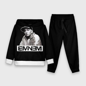 Детский костюм 3D (с толстовкой) с принтом Eminem в Курске,  |  | eminem | evil | ken kaniff | marshall bruce mathers iii | mm | rap | slim shady | маршалл брюс мэтерс iii | рэп | рэп рок | хип хоп | хорроркор | эминем