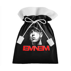 Подарочный 3D мешок с принтом Eminem в Курске, 100% полиэстер | Размер: 29*39 см | Тематика изображения на принте: eminem | evil | ken kaniff | marshall bruce mathers iii | mm | rap | slim shady | маршалл брюс мэтерс iii | рэп | рэп рок | хип хоп | хорроркор | эминем