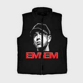 Женский жилет утепленный 3D с принтом Eminem в Курске,  |  | eminem | evil | ken kaniff | marshall bruce mathers iii | mm | rap | slim shady | маршалл брюс мэтерс iii | рэп | рэп рок | хип хоп | хорроркор | эминем