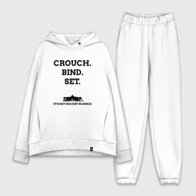 Женский костюм хлопок Oversize с принтом Crouch. Bind. Set в Курске,  |  | rugby | игроки | регби | сборная | спорт | футбол