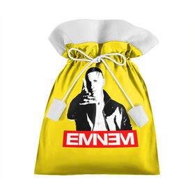 Подарочный 3D мешок с принтом Eminem в Курске, 100% полиэстер | Размер: 29*39 см | Тематика изображения на принте: eminem | evil | ken kaniff | marshall bruce mathers iii | mm | rap | slim shady | маршалл брюс мэтерс iii | рэп | рэп рок | хип хоп | хорроркор | эминем