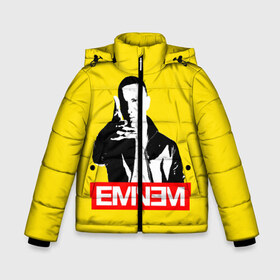 Зимняя куртка для мальчиков 3D с принтом Eminem в Курске, ткань верха — 100% полиэстер; подклад — 100% полиэстер, утеплитель — 100% полиэстер | длина ниже бедра, удлиненная спинка, воротник стойка и отстегивающийся капюшон. Есть боковые карманы с листочкой на кнопках, утяжки по низу изделия и внутренний карман на молнии. 

Предусмотрены светоотражающий принт на спинке, радужный светоотражающий элемент на пуллере молнии и на резинке для утяжки | eminem | evil | ken kaniff | marshall bruce mathers iii | mm | rap | slim shady | маршалл брюс мэтерс iii | рэп | рэп рок | хип хоп | хорроркор | эминем