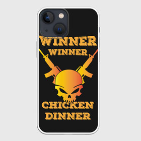 Чехол для iPhone 13 mini с принтом Winner Chicken Dinner в Курске,  |  | asia | battle | chicken | dinner | duo | epic | guide | lucky | map | miramar | mobile | mortal | pro | royale | solo | winner | битва | лут | пабг | пубг | стрим | топ