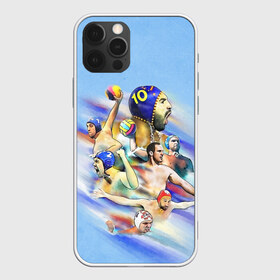 Чехол для iPhone 12 Pro Max с принтом Water polo players в Курске, Силикон |  | polo | water polo | вода | водное поло | водный спорт | плавание | пловец | поло | спорт