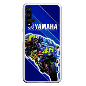 Чехол для Honor 20 с принтом Valentino Rossi в Курске, Силикон | Область печати: задняя сторона чехла, без боковых панелей | bike | bikes | moto | moto gp | motogp | rossi | vale | valentino rossi | yamaha | yamaha motogp | байкер | вале | валентино росси | мото | мото гп | мотогонки | мотогп | мотоцикл | мотоциклист | мотоциклы | росси