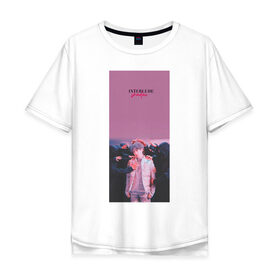Мужская футболка хлопок Oversize с принтом BTS - Interlude Shadows в Курске, 100% хлопок | свободный крой, круглый ворот, “спинка” длиннее передней части | agust d | bangtan | boys | bts | interlude | korean | rap | shadows | suga | корея | рэпер