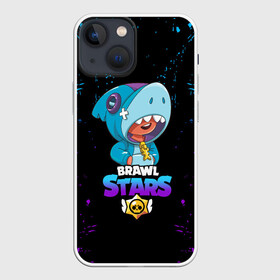 Чехол для iPhone 13 mini с принтом BRAWL STARS LEON SHARK, в Курске,  |  | bib | brawl stars | colt | crow | el brown | leon | leon shark | max | moba | sally leon | shark | акула | берли | биби | бравл старс | браун | ворон | жанр | игра | кольт | леон | леон акула | макс | нита | шелли