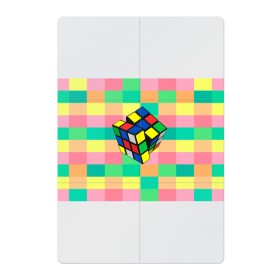 Магнитный плакат 2Х3 с принтом Кубик Рубика в Курске, Полимерный материал с магнитным слоем | 6 деталей размером 9*9 см | Тематика изображения на принте: игра | интеллект | куб | кубик | рубик | ум