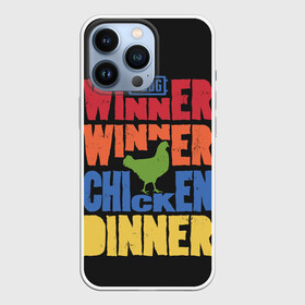 Чехол для iPhone 13 Pro с принтом Winner Chicken Dinner в Курске,  |  | asia | battle | chicken | dinner | duo | epic | guide | lucky | map | miramar | mobile | mortal | pro | royale | solo | winner | битва | лут | пабг | пубг | стрим | топ
