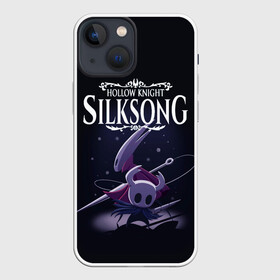 Чехол для iPhone 13 mini с принтом Hollow Knight в Курске,  |  | grimm | hallounest | heart of nightmare | hollow knight | hornet | knight | quirrell | silksong | гримм | квиррел | рыцарь | халлоунест | холлоу найт | хорнет