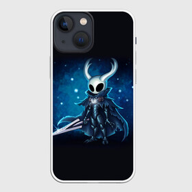 Чехол для iPhone 13 mini с принтом Hollow Knight в Курске,  |  | grimm | hallounest | heart of nightmare | hollow knight | hornet | knight | quirrell | silksong | гримм | квиррел | рыцарь | халлоунест | холлоу найт | хорнет