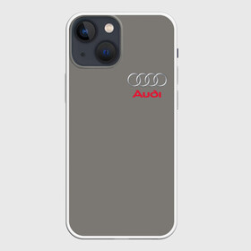 Чехол для iPhone 13 mini с принтом AUDI | АУДИ в Курске,  |  | audi | auto | perfomance | rs | sport | авто | автомобиль | автомобильные | ауди | бренд | марка | машины | перфоманс | рс | спорт