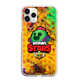 Чехол для iPhone 11 Pro Max матовый с принтом BRAWL STARSSPIKE в Курске, Силикон |  | bibi | brawl stars | brock | bull | crow | dinomike | el primo | leon | mobile game | nita | poko | ricochet | stars | tara | бравл старс | ворон | леон | мобильные игры