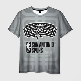 Мужская футболка 3D с принтом San Antonio Spurs 21 в Курске, 100% полиэфир | прямой крой, круглый вырез горловины, длина до линии бедер | 21 | duncan | nba | san antonio spurs | баскетбол | данкан | нба | сан антонио