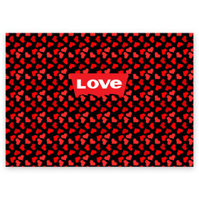 Поздравительная открытка с принтом Love в Курске, 100% бумага | плотность бумаги 280 г/м2, матовая, на обратной стороне линовка и место для марки
 | 14 | day | february | heart | levi | levis | saint | strauss | valentines | валентина | день | левис | ливай | ливайс | любовь | святого | сердце | февраля | штраусс