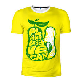 Мужская футболка 3D спортивная с принтом Веган Авокадо  в Курске, 100% полиэстер с улучшенными характеристиками | приталенный силуэт, круглая горловина, широкие плечи, сужается к линии бедра | Тематика изображения на принте: avocado | based | food | plant | vegan | vegetable | авокадо | веган | для девочек | для фитнеса | женская | зож | кето | купить | мужская | пища | растительная | с авокадо | с надписью | с принтом | тренер | фитнес