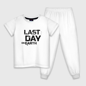 Детская пижама хлопок с принтом Last Day On Earth в Курске, 100% хлопок |  брюки и футболка прямого кроя, без карманов, на брюках мягкая резинка на поясе и по низу штанин
 | Тематика изображения на принте: 