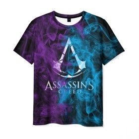 Мужская футболка 3D с принтом Assassins Creed в Курске, 100% полиэфир | прямой крой, круглый вырез горловины, длина до линии бедер | mmorpg | rogue | асасин | асассин | ассасин крид | ассассин