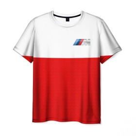 Мужская футболка 3D с принтом BMW в Курске, 100% полиэфир | прямой крой, круглый вырез горловины, длина до линии бедер | bmw | bmw performance | m | motorsport | performance | бмв | моторспорт