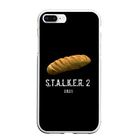 Чехол для iPhone 7Plus/8 Plus матовый с принтом STALKER 2 Батон в Курске, Силикон | Область печати: задняя сторона чехла, без боковых панелей | mem | metro | stalker | stalker 2 | еда | игра | из игры | мем | метро 2033 | прикол | сталкер | сталкер 2 | сталкер батон | хлеб | юмор