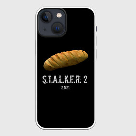 Чехол для iPhone 13 mini с принтом STALKER 2 Батон в Курске,  |  | mem | metro | stalker | stalker 2 | еда | игра | из игры | мем | метро 2033 | прикол | сталкер | сталкер 2 | сталкер батон | хлеб | юмор
