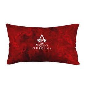 Подушка 3D антистресс с принтом Assassin’s Creed Origins в Курске, наволочка — 100% полиэстер, наполнитель — вспененный полистирол | состоит из подушки и наволочки на молнии | 