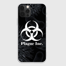 Чехол для iPhone 12 Pro с принтом PLAGUE INC. в Курске, силикон | область печати: задняя сторона чехла, без боковых панелей | molecule | plague inc | абстракция | бактерии | вирус | клетки | медицина | микробы | молекулы | наука | нейрон | нейроны | планета | текстура | текстуры | формула