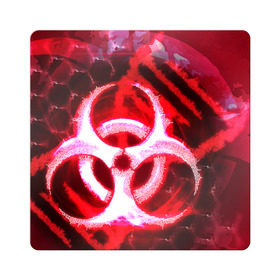 Магнит виниловый Квадрат с принтом Plague Inc LB (Oko) в Курске, полимерный материал с магнитным слоем | размер 9*9 см, закругленные углы | Тематика изображения на принте: авторская | вирус | знаки | игры | интересная | каракули | круг | лабиринт | линии | мозаика | необычная | око | символы | страшная | туннель | черная | эпидемия