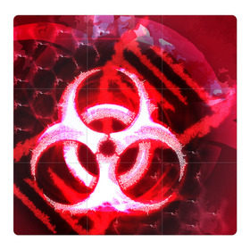 Магнитный плакат 3Х3 с принтом Plague Inc LB (Oko) в Курске, Полимерный материал с магнитным слоем | 9 деталей размером 9*9 см | Тематика изображения на принте: авторская | вирус | знаки | игры | интересная | каракули | круг | лабиринт | линии | мозаика | необычная | око | символы | страшная | туннель | черная | эпидемия