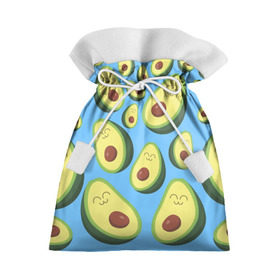 Подарочный 3D мешок с принтом Авокадо паттерн в Курске, 100% полиэстер | Размер: 29*39 см | Тематика изображения на принте: avocado | vegan | vegetarian | авокадо | веган | вегетарианство