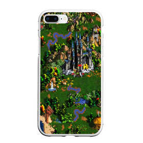 Чехол для iPhone 7Plus/8 Plus матовый с принтом Heroes of Might and Magic в Курске, Силикон | Область печати: задняя сторона чехла, без боковых панелей | angel | armor | artwork | creature | dragon | fantasy | fantasy art | game | griffin | heroes | heroes maps | heroes of might and magic | knight | might and magic | sword | warriors | weapon | wings | герои