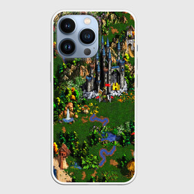 Чехол для iPhone 13 Pro с принтом Heroes of Might and Magic в Курске,  |  | angel | armor | artwork | creature | dragon | fantasy | fantasy art | game | griffin | heroes | heroes maps | heroes of might and magic | knight | might and magic | sword | warriors | weapon | wings | герои