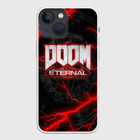 Чехол для iPhone 13 mini с принтом DOOM ETERNAL в Курске,  |  | doom | doom eternal | doom slayer | slayer | дум