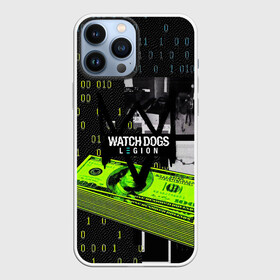 Чехол для iPhone 13 Pro Max с принтом WATCH DOGS:LEGION в Курске,  |  | Тематика изображения на принте: ded sec | game | name | ubisoft | watch dogs | watch dogs 2 | watch dogs legion | город | девушка | дрон | игры | имена | компьютеры | пистолет | телефон | технологии | хакер | юби