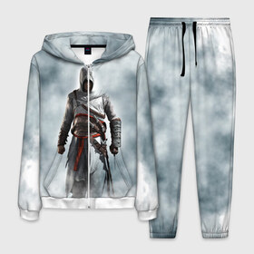 Мужской костюм 3D с принтом Assassin’s Creed в Курске, 100% полиэстер | Манжеты и пояс оформлены тканевой резинкой, двухслойный капюшон со шнурком для регулировки, карманы спереди | asasins | creed | асасинс | ассасин | ассассинс | кредо | крид | криид
