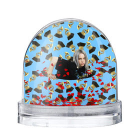 Снежный шар с принтом Billie Eilish Grammy в Курске, Пластик | Изображение внутри шара печатается на глянцевой фотобумаге с двух сторон | billie | eilish | grammy | айлиш | билли | грэмми