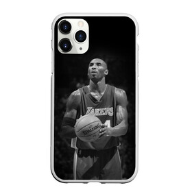 Чехол для iPhone 11 Pro матовый с принтом Коби Брайант в Курске, Силикон |  | bryant | kobe | kobe bryant | lakers | los angeles | los angeles lakers | nba | баскетбол | брайант | кобе | коби | коби брайант | лейкерс | лос анджелес | лос анджелес лейкерс | нба