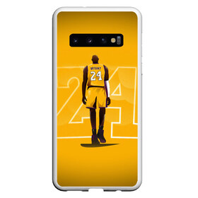 Чехол для Samsung Galaxy S10 с принтом Kobe Bryant в Курске, Силикон | Область печати: задняя сторона чехла, без боковых панелей | 24 | basketball | bryant | kobe | kobe bryant | kobe bryant 24 | lakers | los angeles lakers | mamba | баскетбол | кобе 24 | кобе брайант | кобе брайнт | коби брайант | коби брайн | лейкерс | номер 24