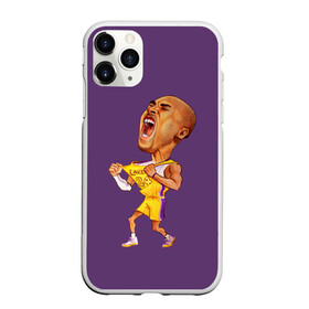 Чехол для iPhone 11 Pro Max матовый с принтом Kobe Bryant в Курске, Силикон |  | Тематика изображения на принте: 08 | 24 | 8 | angeles | basketball | bryant | gigi | goat | kobe | lakers | legend | los | mamba | rip | sport | баскетбол | брайант | коби | легенда | мамба | роспись | спорт