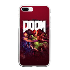 Чехол для iPhone 7Plus/8 Plus матовый с принтом Doom в Курске, Силикон | Область печати: задняя сторона чехла, без боковых панелей | doom | doom 2016 | doom 2020 | doom eternal | doom slayer | doomguy | doomslayer | дум | дум 2020 | дум вечен | дум етернал | дум этернал | думгай