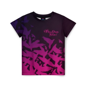 Детская футболка 3D с принтом Three Days Grace в Курске, 100% гипоаллергенный полиэфир | прямой крой, круглый вырез горловины, длина до линии бедер, чуть спущенное плечо, ткань немного тянется | three days grace
