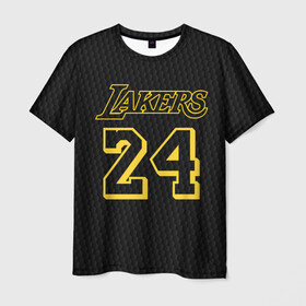 Мужская футболка 3D с принтом Kobe Bryant в Курске, 100% полиэфир | прямой крой, круглый вырез горловины, длина до линии бедер | angeles | bryant | kobe | lakers | los | nba | баскетбольный | клуб