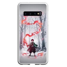 Чехол для Samsung Galaxy S10 с принтом KIMETSU NO YAIBA в Курске, Силикон | Область печати: задняя сторона чехла, без боковых панелей | demon slayer | demon slayer: kimetsu no yaiba | kimetsu | kimetsu no yaiba | nezuko | slayer | tanjiro | клинок рассекающий демонов | незуко | танджиро | шинобу кочо