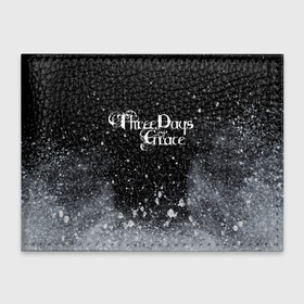 Обложка для студенческого билета с принтом Three Days Grace в Курске, натуральная кожа | Размер: 11*8 см; Печать на всей внешней стороне | three days grace