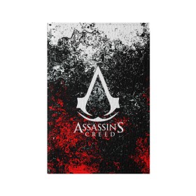 Обложка для паспорта матовая кожа с принтом ASSASSIN`S CREED в Курске, натуральная матовая кожа | размер 19,3 х 13,7 см; прозрачные пластиковые крепления | black flag | brotherhood | chronicles | creed | game | origins | revelations | rogue | syndicate | unity | альтаир | ассасин | игры | кинжал | пираты