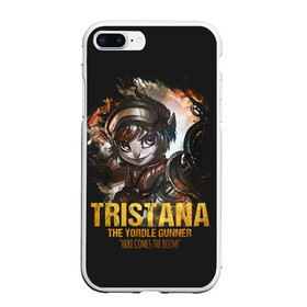 Чехол для iPhone 7Plus/8 Plus матовый с принтом Tristana в Курске, Силикон | Область печати: задняя сторона чехла, без боковых панелей | Тематика изображения на принте: jinx | kda | league | lol | moba | pentakill | riot | rise | rus | skins | варвик | варус | воин | легенд | лига | лол | маг | стрелок | танк | чемпион