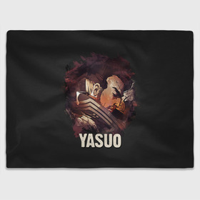 Плед 3D с принтом Yasuo в Курске, 100% полиэстер | закругленные углы, все края обработаны. Ткань не мнется и не растягивается | jinx | kda | league | lol | moba | pentakill | riot | rise | rus | skins | варвик | варус | воин | легенд | лига | лол | маг | стрелок | танк | чемпион